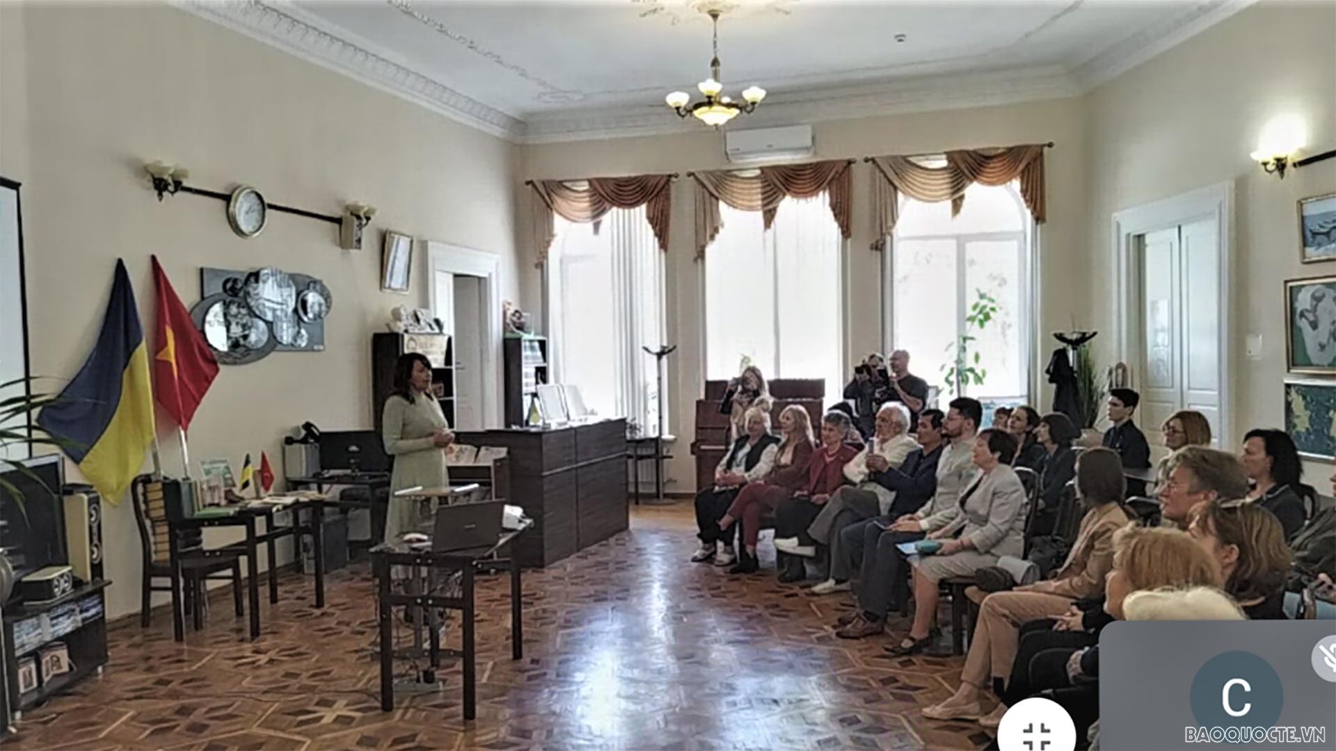 Quang cảnh buổi lễ.