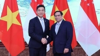 Thủ tướng Phạm Minh Chính tiếp Chủ tịch Quốc hội Singapore Tan Chuan-Jin
