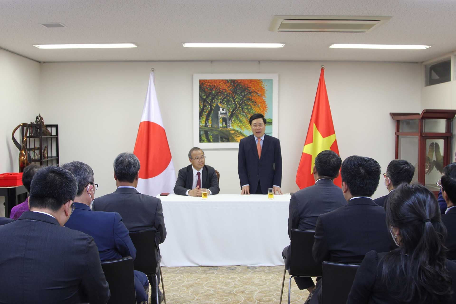 Hoạt động của Phó Thủ tướng Thường trực Phạm Bình Minh tại Nhật Bản