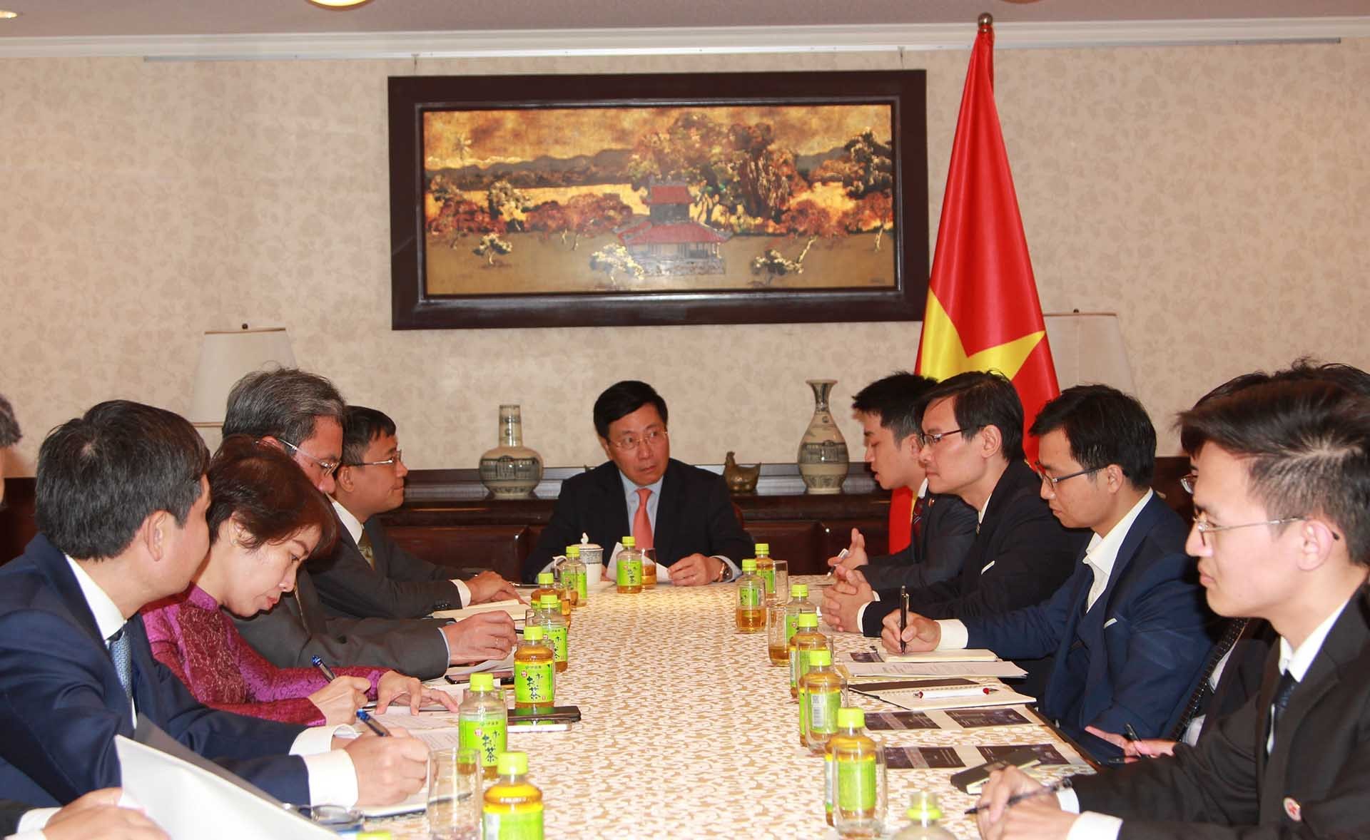 Hoạt động của Phó Thủ tướng Thường trực Phạm Bình Minh tại Nhật Bản