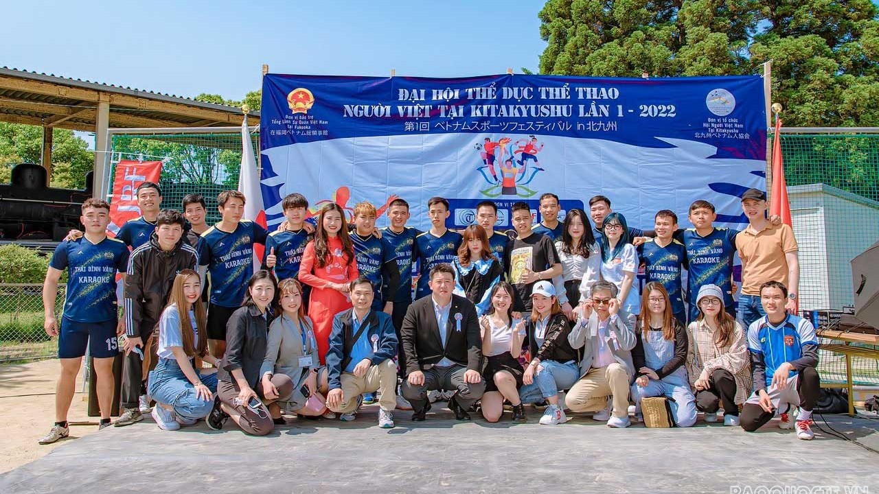 Tổ chức thành công Đại hội thể thao người Việt Nam tại Kitakyushu, Nhật Bản lần thứ nhất