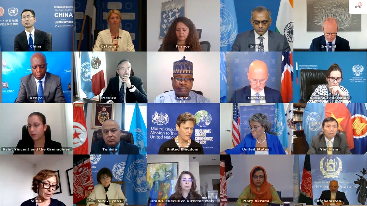 Hội đồng Bảo an Liên hợp quốc họp trực tuyến thảo luận về tình hình Afghanistan.