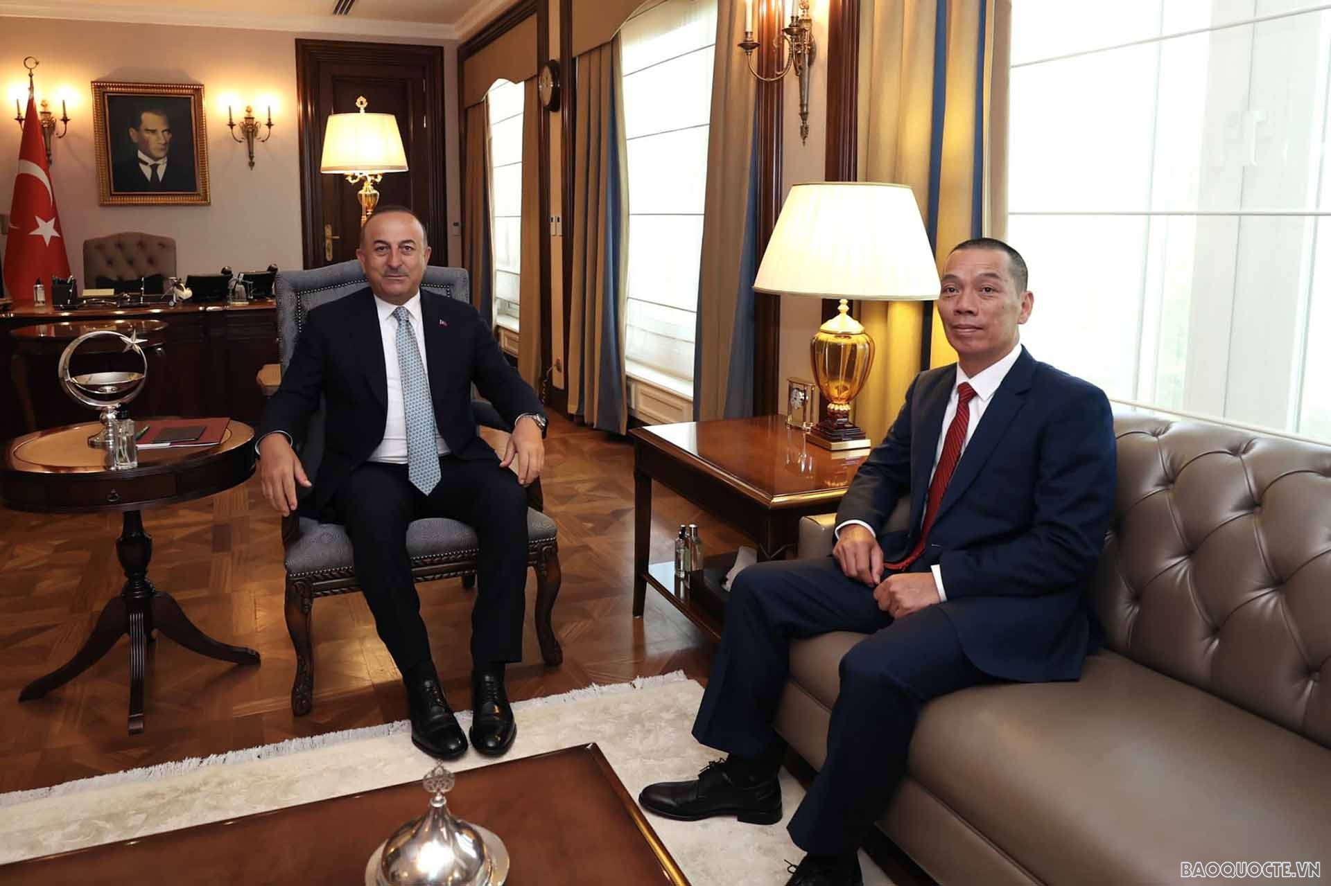 Thổ Nhĩ Kỳ coi trọng tăng cường quan hệ hợp tác với Việt Nam Thổ Nhĩ Kỳ coi trọng tăng cường quan hệ hợp tác với Việt Nam