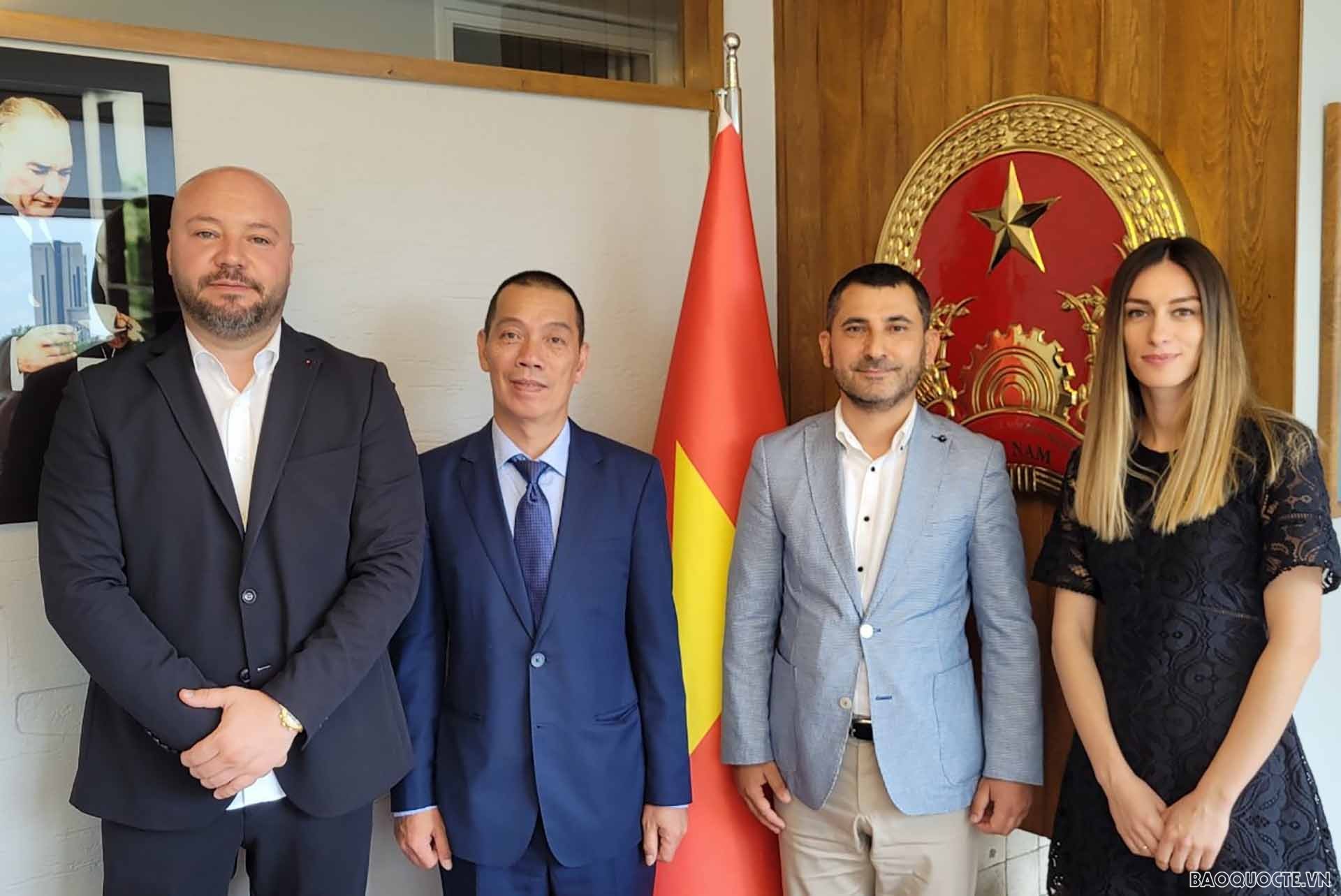 Đại sứ Đỗ Sơn Hải làm việc với Chủ tịch Hội đồng kinh tế đối ngoại Thổ Nhĩ Kỳ