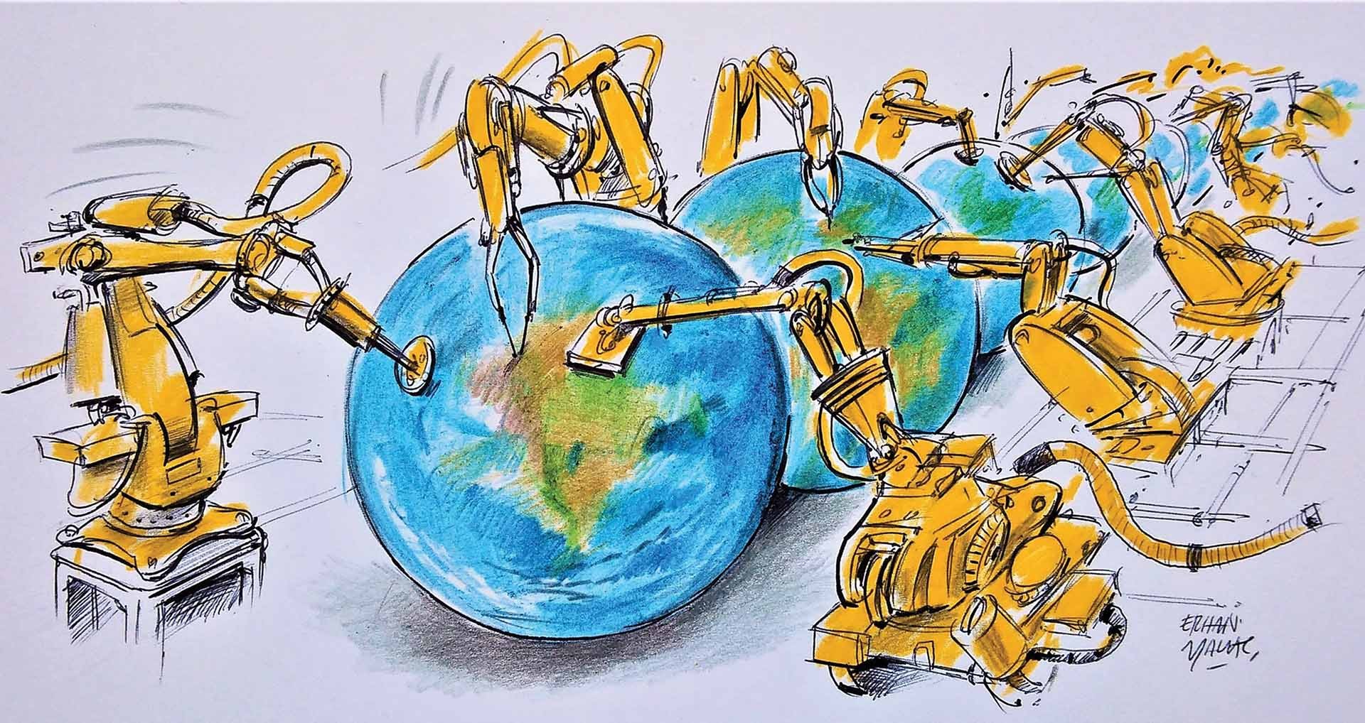 Giữa hai “thiên nga đen”, là đại dịch Covid-19 và xung độ Nga - Ukraine nền kinh tế thế giới cần một cơ chế giải quyết, tạo động lực mới. (Nguồn: Dailysabah)