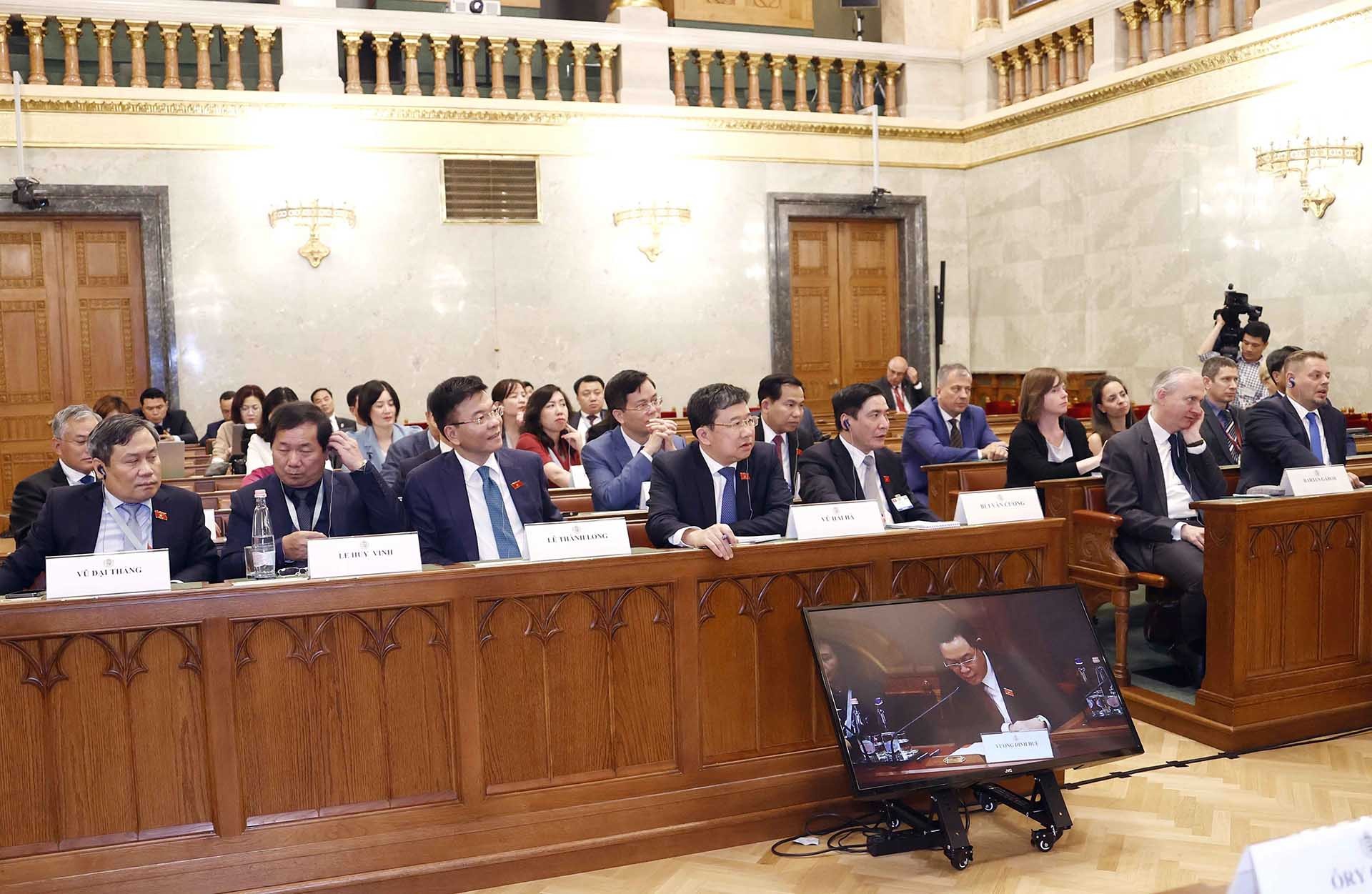 Đại biểu dự toạ đàm. (Nguồn: TTXVN)