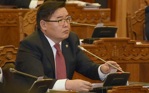 Ông Gombojav Zandanshatar được bầu làm Chủ tịch Quốc hội Mông Cổ. (Nguồn: parliament.mn) dien mung chu tich quoc hoi mong co