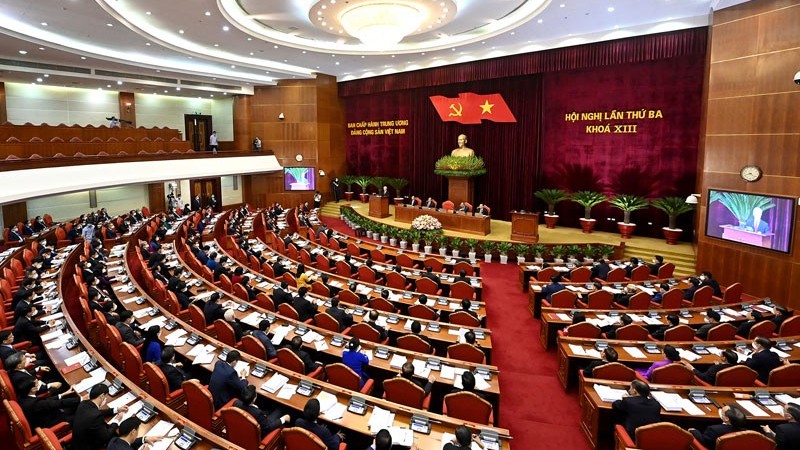 Ngày làm việc thứ ba Hội nghị lần thứ 3 Ban Chấp hành Trung ương Đảng khóa XIII