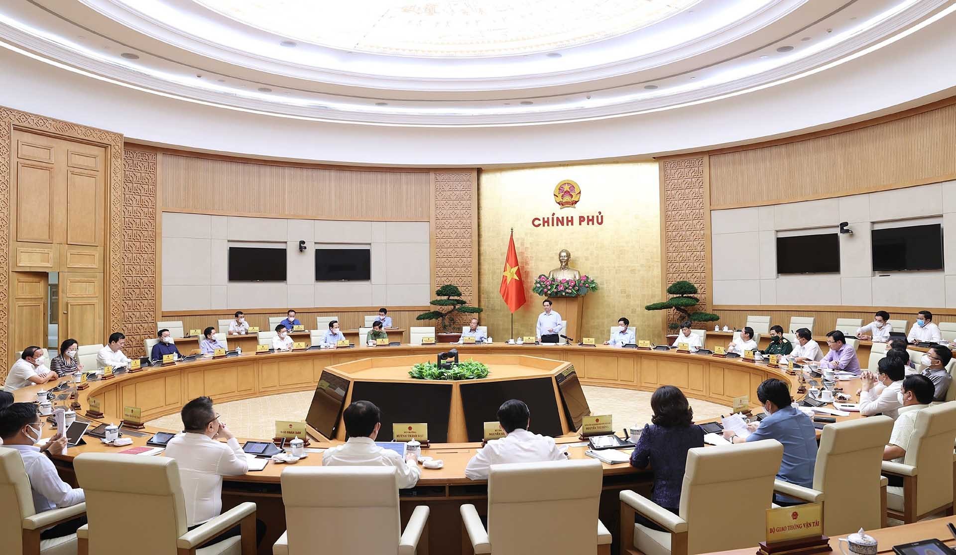 Toàn cảnh cuộc họp. (Nguồn: TTXVN) Toàn cảnh cuộc họp. (Nguồn: TTXVN)