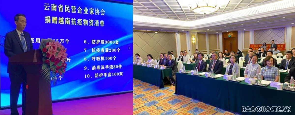 Tổng Lãnh sự Nguyễn Trung Hiếu phát biểu tại buổi lễ tiếp nhận