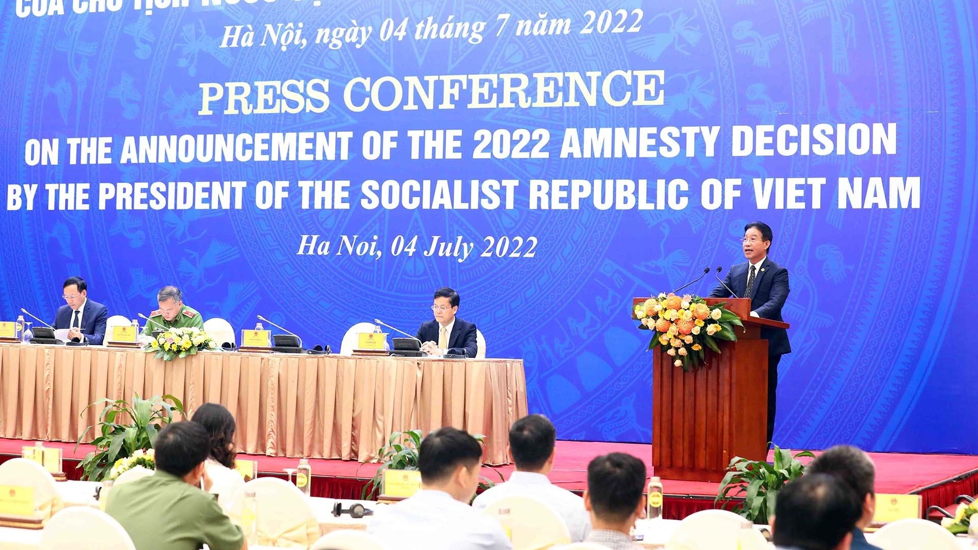 Công bố quyết định đặc xá của Chủ tịch nước năm 2022