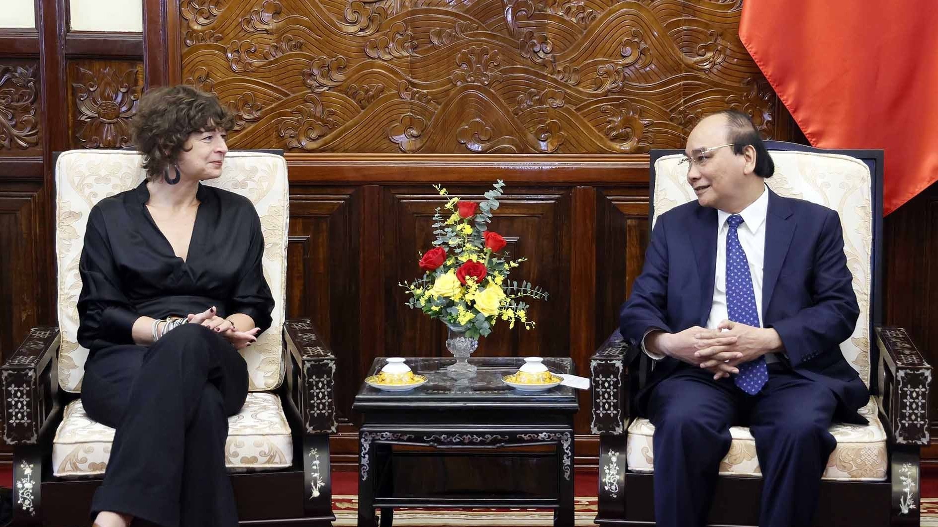 Chủ tịch nước Nguyễn Xuân Phúc tiếp các Đại sứ Hà Lan và Thụy Sỹ đến chào từ biệt kết thúc nhiệm kỳ