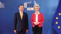 Đại sứ Nguyễn Văn Thảo trình Thư ủy nhiệm lên Chủ tịch EC Ursula Von der Leyen