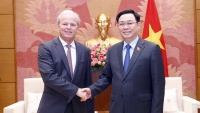 Chủ tịch Quốc hội Vương Đình Huệ tiếp Tổng giám đốc Điều hành Ngân hàng Thế giới