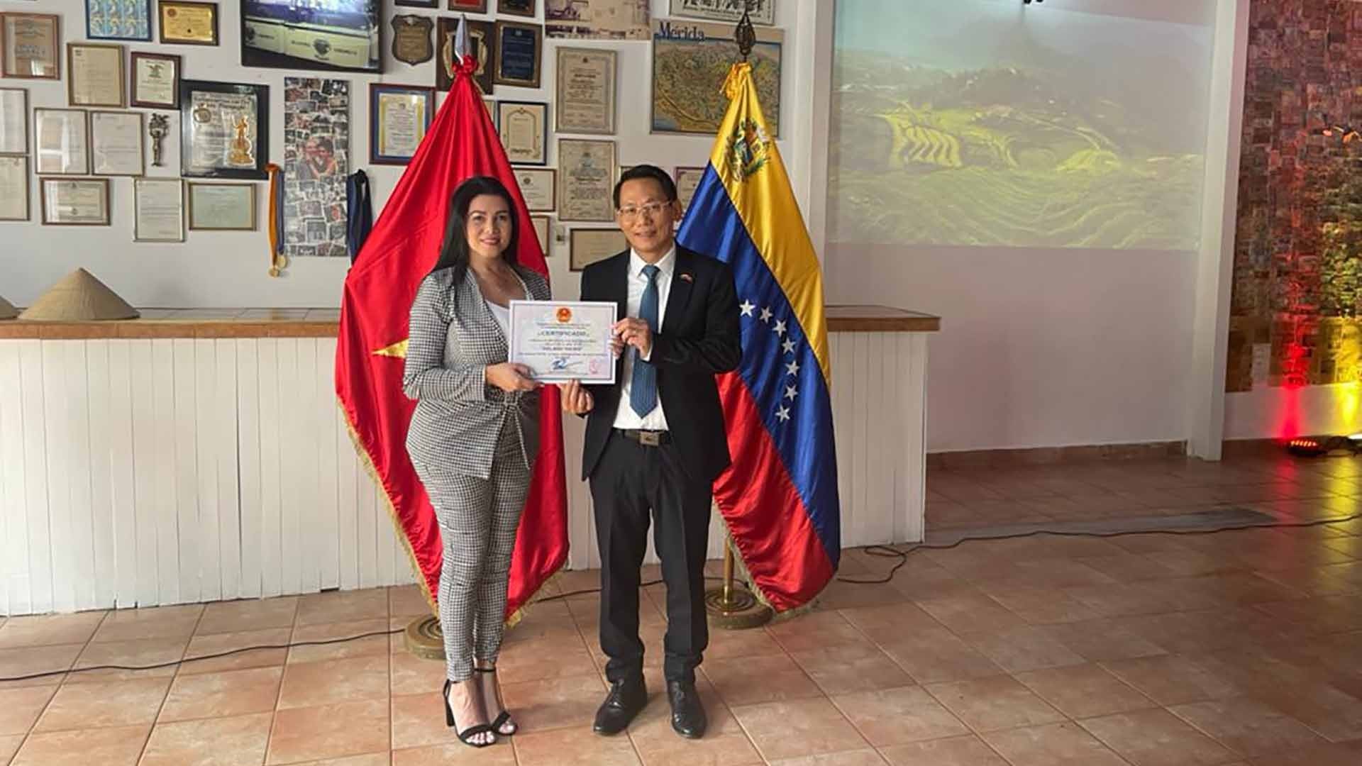 Giới thiệu món 'Kem Hà Nội' đến với người dân Venezuela