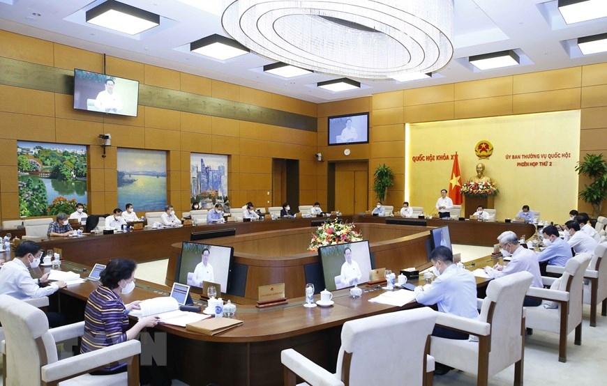 Toàn cảnh phiên họp. (Nguồn: TTXVN) Toàn cảnh phiên họp. (Nguồn: TTXVN)