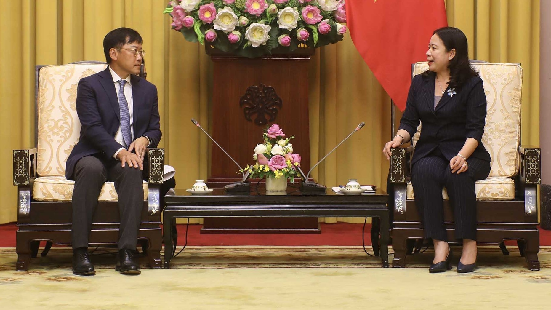 Phó Chủ tịch nước Võ Thị Ánh Xuân tiếp Chủ tịch kiêm Tổng giám đốc điều hành Tập đoàn AIA