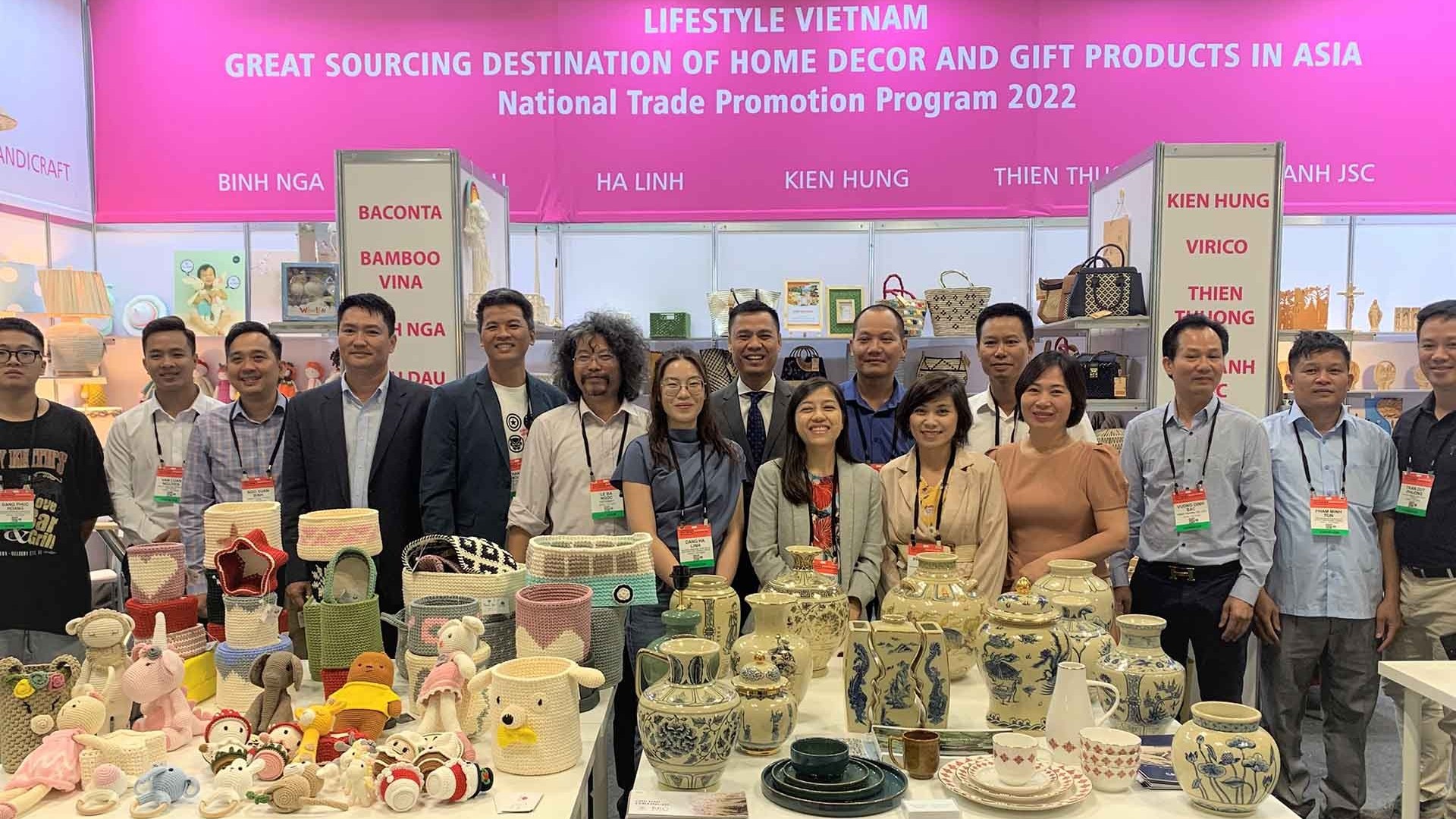 Hàng thủ công mỹ nghệ Việt Nam tham dự Hội chợ triển lãm Hè 'NY Now' 2022 tại Hoa Kỳ