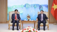 Thủ tướng Phạm Minh Chính tiếp Bộ trưởng Tư pháp Lào