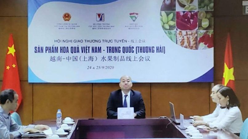Hội nghị giao thương trực tuyến sản phẩm hoa quả Việt Nam-Trung Quốc