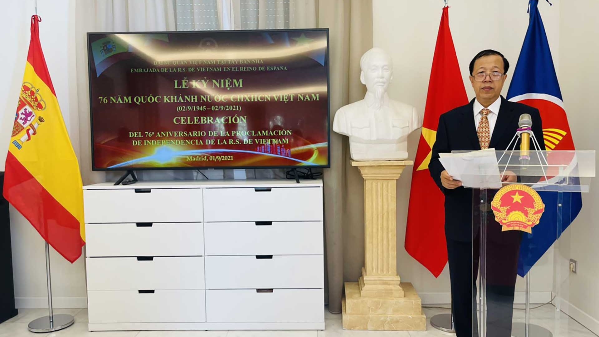 Long trọng tổ chức kỷ niệm 76 năm Quốc khánh 2/9 tại Tây Ban Nha