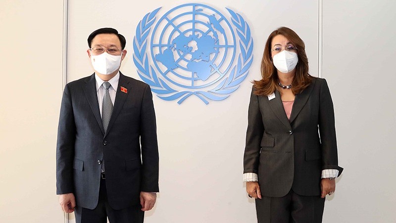 Chủ tịch Quốc hội gặp Trưởng Văn phòng LHQ tại Áo và Tổng Giám đốc IAEA, hội kiến Chủ tịch Hạ viện Indonesia, tiếp doanh nghiệp Áo