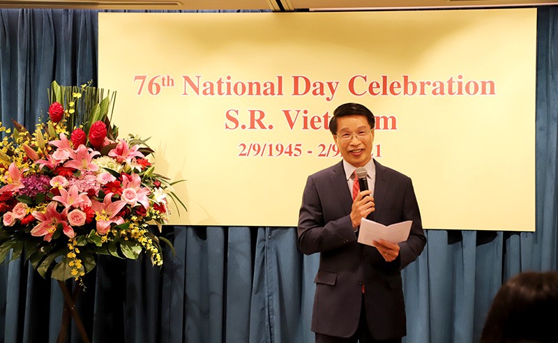 Tổng Lãnh sự Phạm Bình Đàm phát biểu tại sự kiện. Tổng Lãnh sự Phạm Bình Đàm phát biểu tại sự kiện.