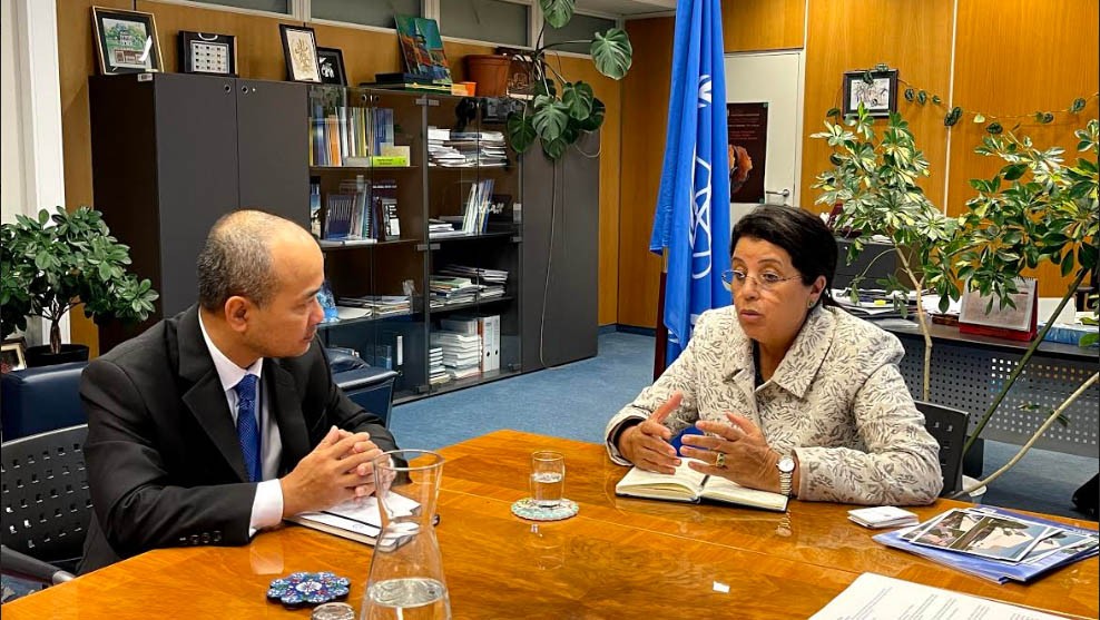 Đại sứ Nguyễn Trung Kiên làm việc với TS. Najat Mokhtar, Phó Tổng Giám đốc IAEA. Đại sứ Nguyễn Trung Kiên làm việc với TS. Najat Mokhtar, Phó Tổng Giám đốc IAEA.