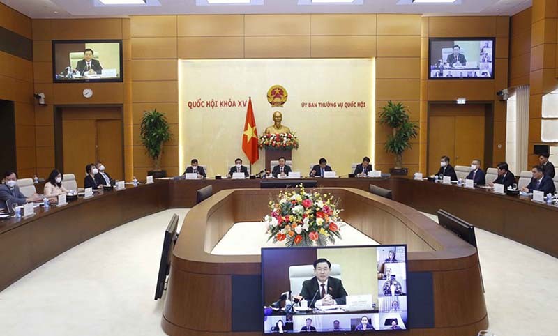 Toàn canhe buổi làm việc. (Nguồn: TTXVN) Toàn canhe buổi làm việc. (Nguồn: TTXVN)