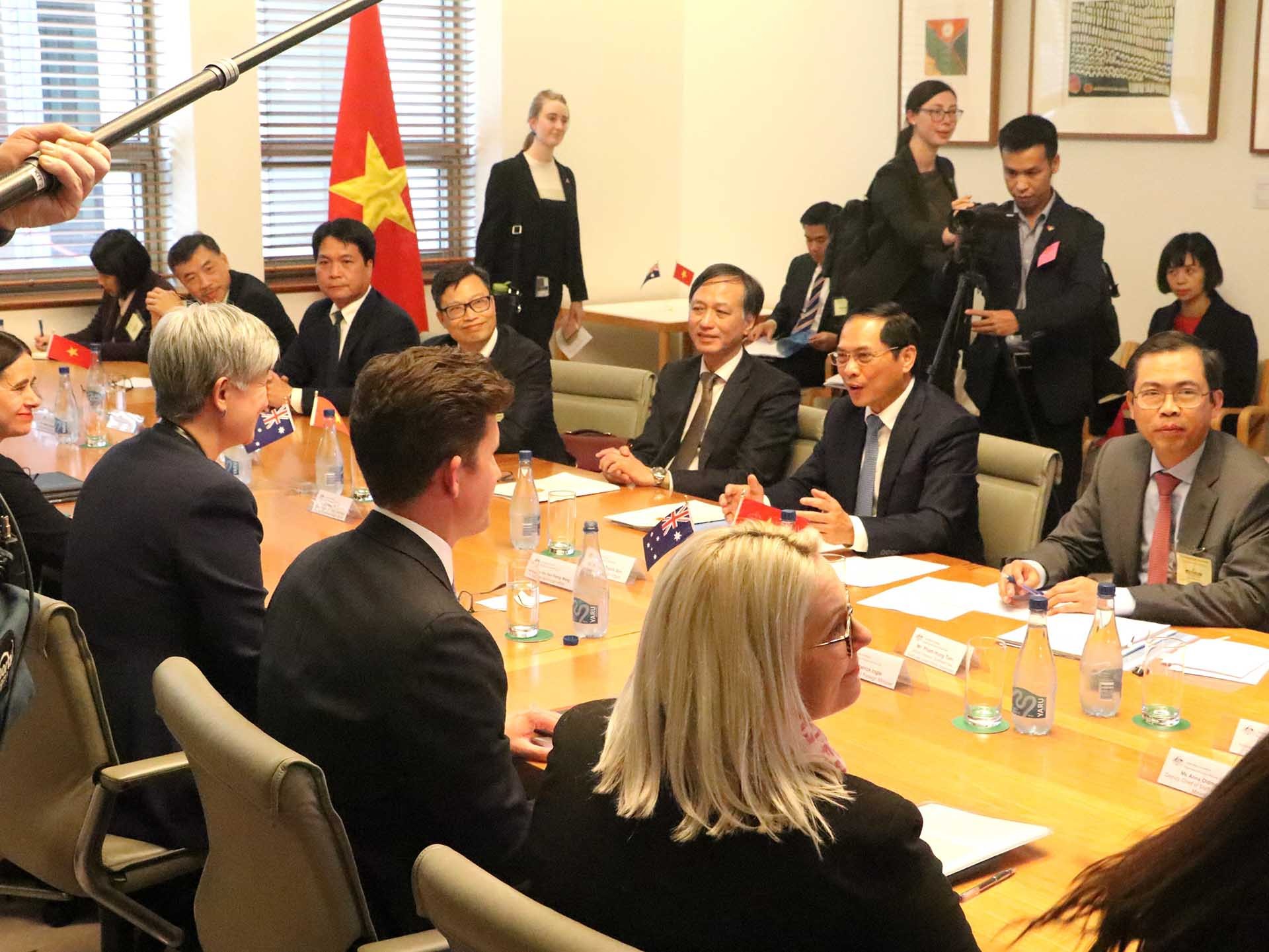 Bộ trưởng Ngoại giao Bùi Thanh Sơn tại Hội nghị. (Nguồn: TTXVN)