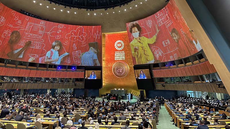 Hội nghị thượng đỉnh về chuyển đổi giáo dục của Liên hợp quốc.