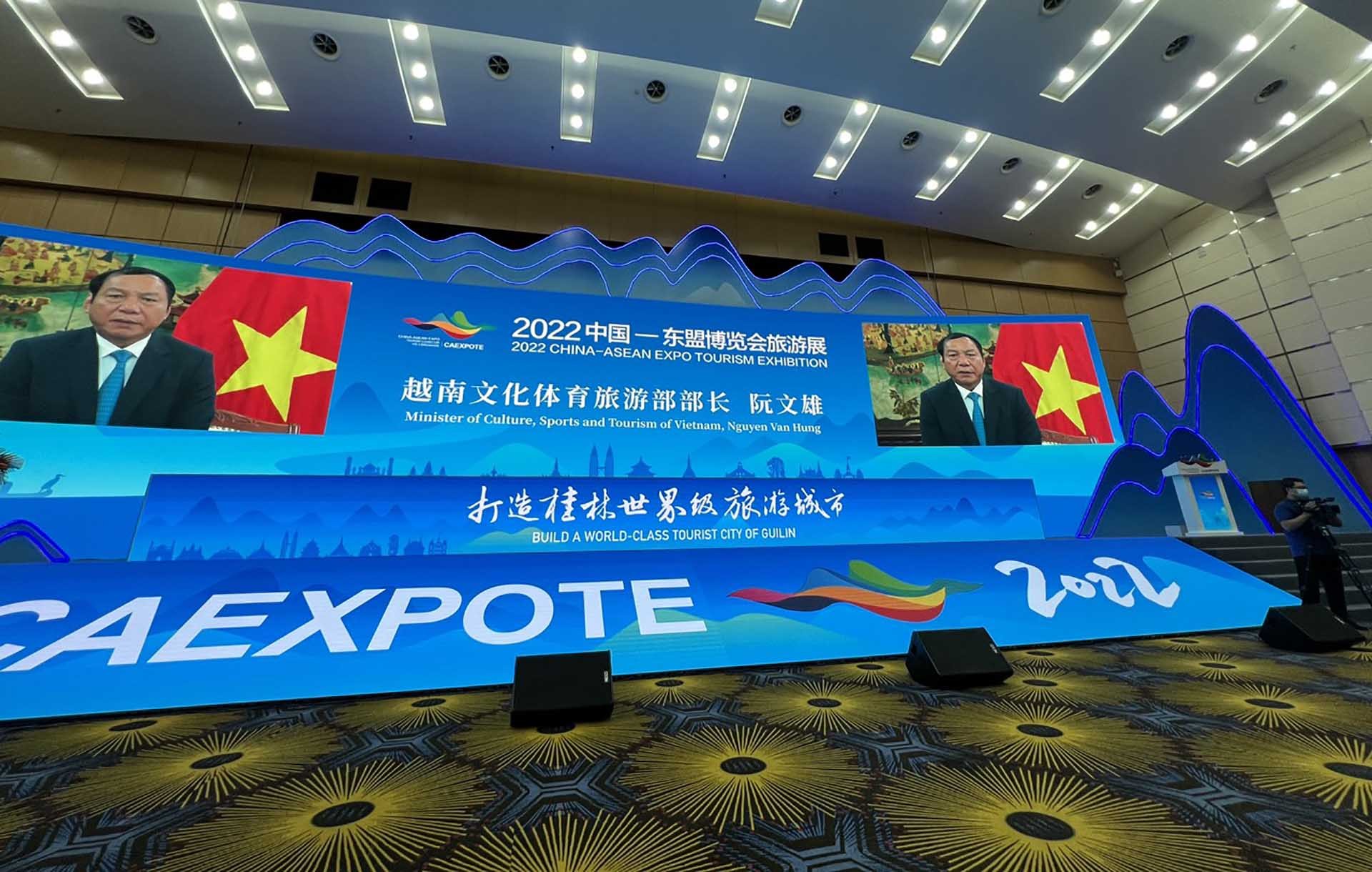 Gian hàng Việt Nam được quan tâm rộng rãi tại Hội chợ Du lịch Trung Quốc-ASEAN 2022