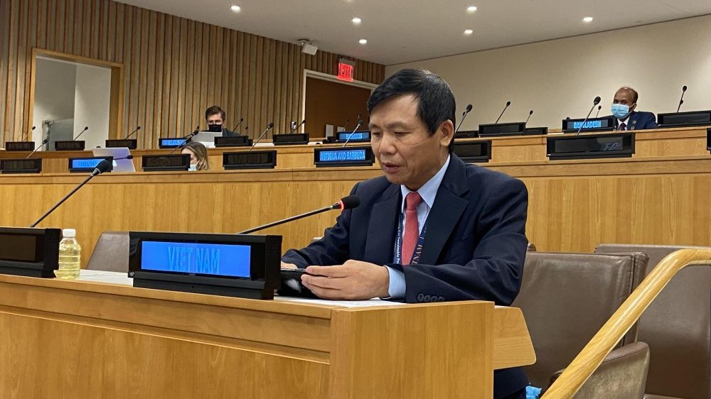 Biển Đông: Trưởng phái đoàn Việt Nam tại LHQ kêu gọi các bên liên quan tuân thủ luật pháp quốc tế, thúc đẩy xây dựng lòng tin