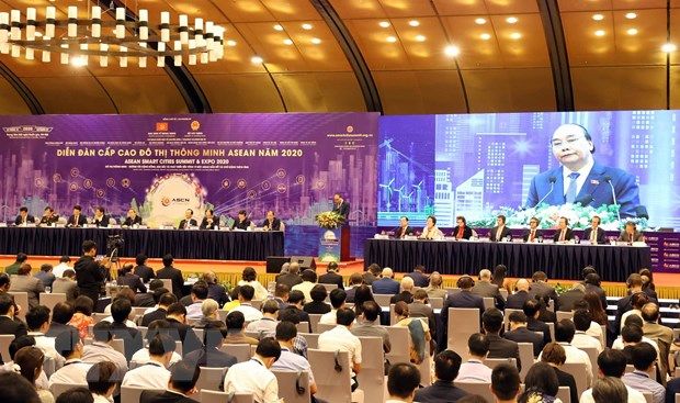 Toàn cảnh Diễn đàn cấp cao về đô thị thông minh ASEAN năm 2020 Thủ tướng tham dự Diễn đàn cấp cao về đô thị thông minh ASEAN năm 2020