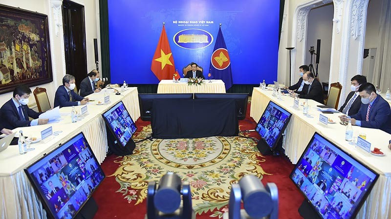 Bộ trưởng Ngoại giao Bùi Thanh Sơn tham dự Hội nghị Ngoại giao ASEAN và các đối tác, ngày 5/8.  (Ảnh: Tuấn Anh)