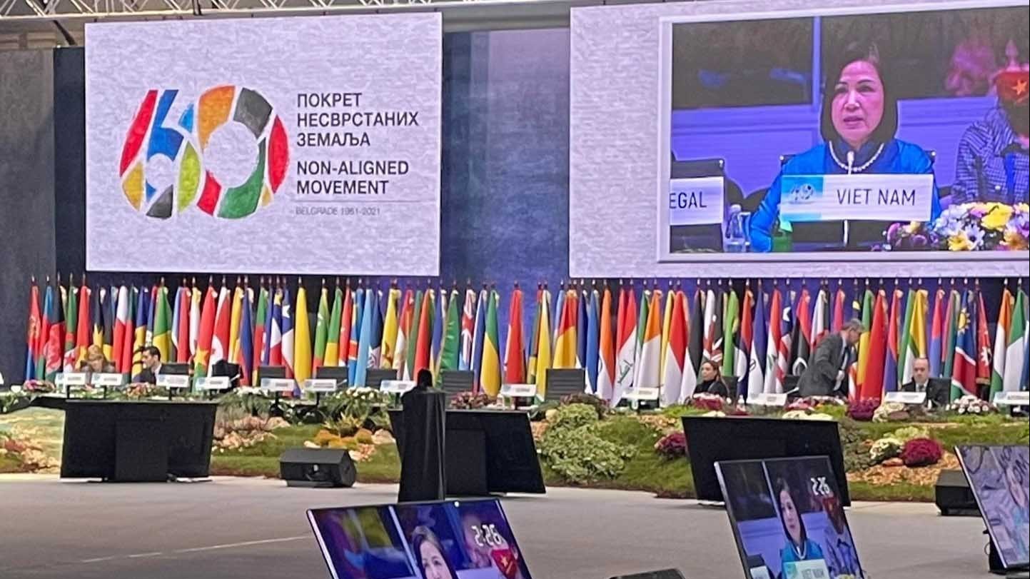 Việt Nam tham dự cuộc họp cấp cao kỷ niệm 60 năm thành lập Phong trào Không liên kết tại Belgrade, Serbia