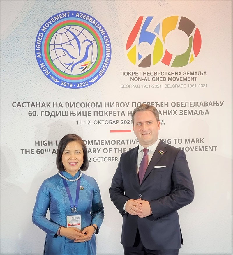 Việt Nam tham dự Cuộc họp cấp cao kỷ niệm 60 năm thành lập Phong trào Không liên kết tại Belgrade, Serbia Việt Nam tham dự Cuộc họp cấp cao kỷ niệm 60 năm thành lập Phong trào Không liên kết tại Belgrade, Serbia