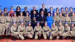 Chủ tịch nước tuyên dương các tập thể và cá nhân có thành tích xuất sắc tham gia hoạt động Gìn giữ hòa bình LHQ