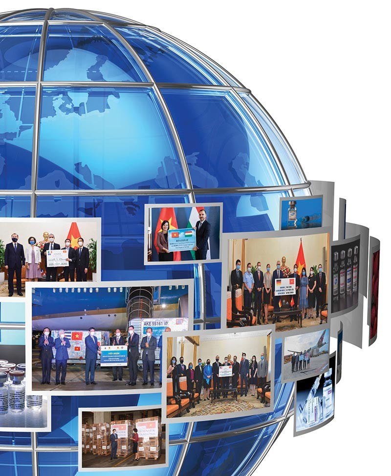 Ngoại giao vaccine đã từng bước thực hiện sứ mệnh đưa những nguồn vaccine quý giá về với nhân dân, góp phần quan trọng vào cuộc chiến chống đại dịch Covid-19.