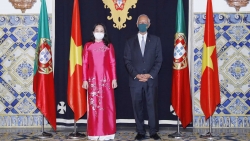 Phó Chủ tịch nước Võ Thị Ánh Xuân hội kiến Tổng thống Bồ Đào Nha