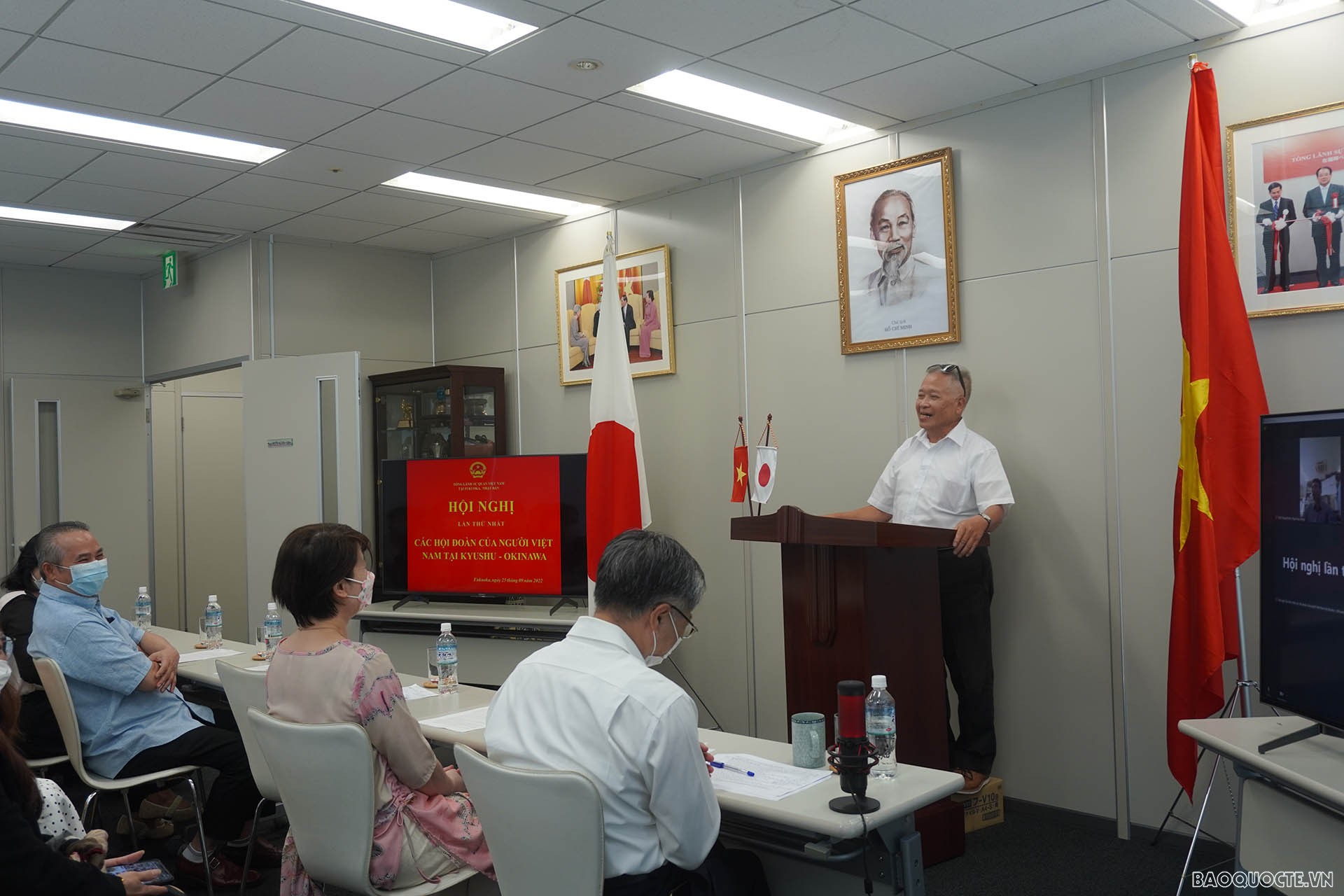 Lễ kỷ niệm Quốc khánh trang trọng và ấm cúng tại Fukuoka, Nhật Bản