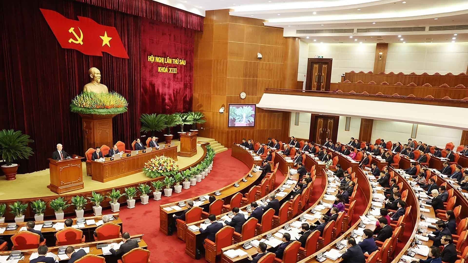 Ngày làm việc thứ hai của Hội nghị lần thứ 6 Ban Chấp hành Trung ương Đảng khóa XIII