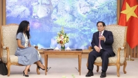Thủ tướng Phạm Minh Chính đề nghị IMF ưu tiên hỗ trợ Việt Nam