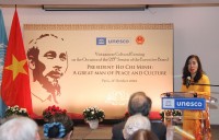 Lễ kỷ niệm 35 năm tổ chức UNESCO thông qua Nghị quyết tôn vinh Chủ tịch Hồ Chí Minh