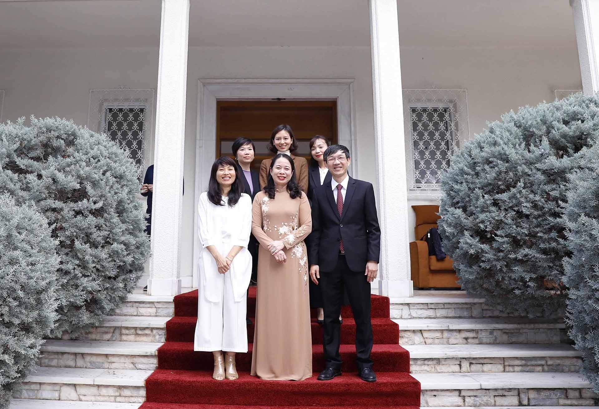 Phó Chủ tịch nước Võ Thị Ánh Xuân thăm chính thức Cộng hòa Hy Lạp