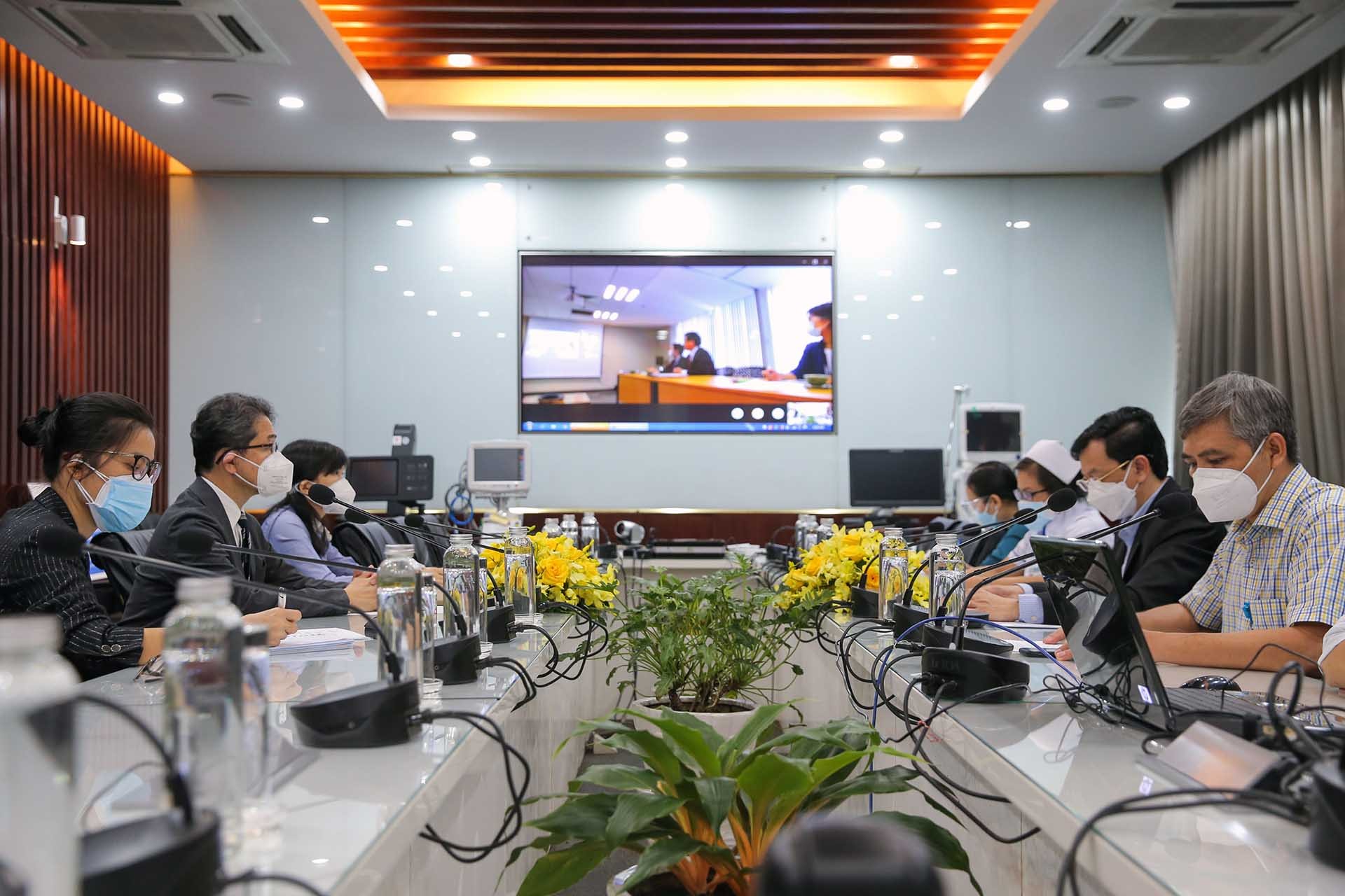 Toàn cảnh Lễ trao tặng tổ chức trực tuyến. (Nguồn: JICA Việt Nam) Toàn cảnh Lễ trao tặng tổ chức trực tuyến. (Nguồn: JICA Việt Nam)