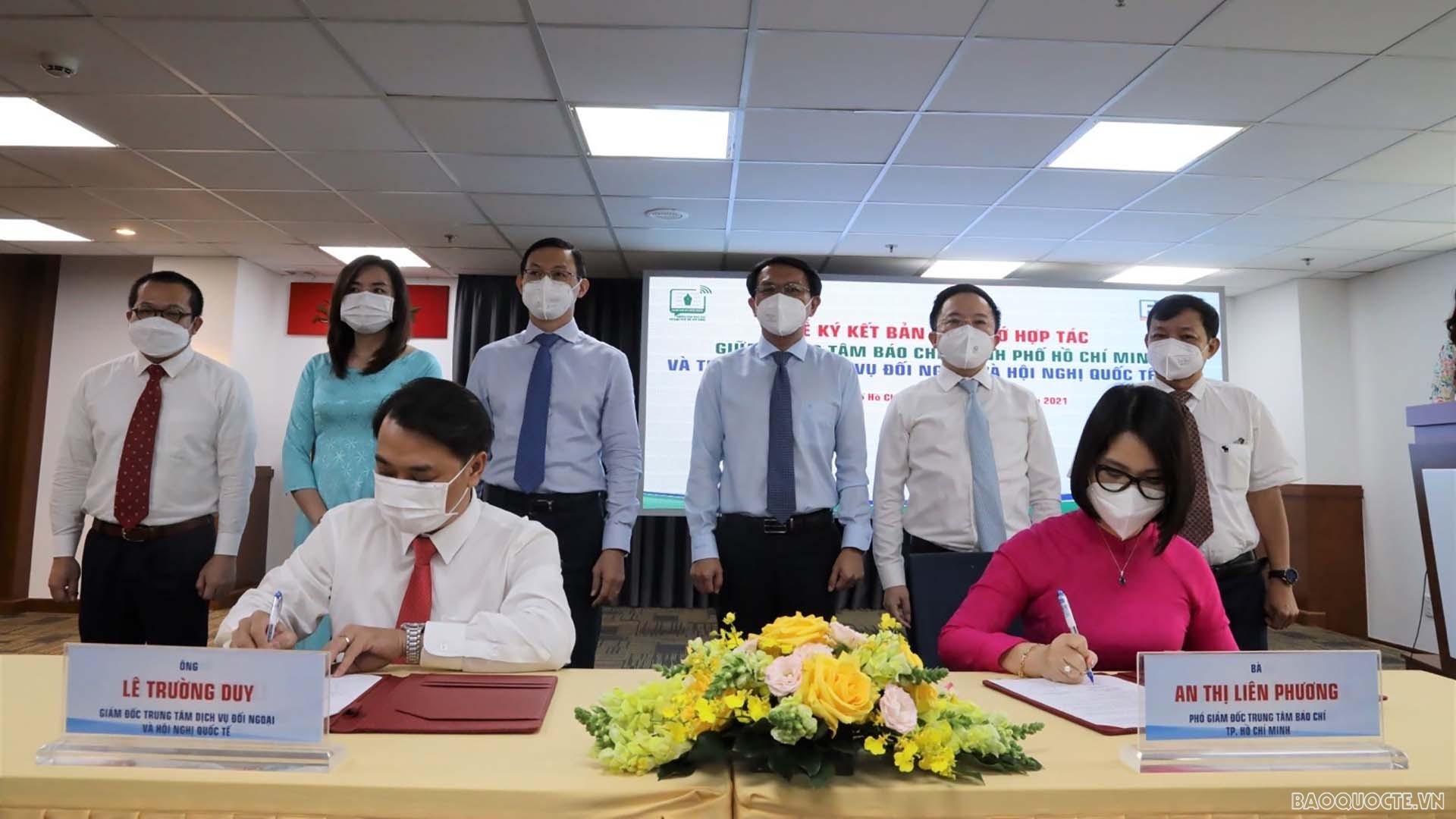 Trung tâm Dịch vụ Đối ngoại & Hội nghị Quốc tế và Trung tâm Báo chí TP. Hồ Chí Minh ký bản ghi nhớ hợp tác