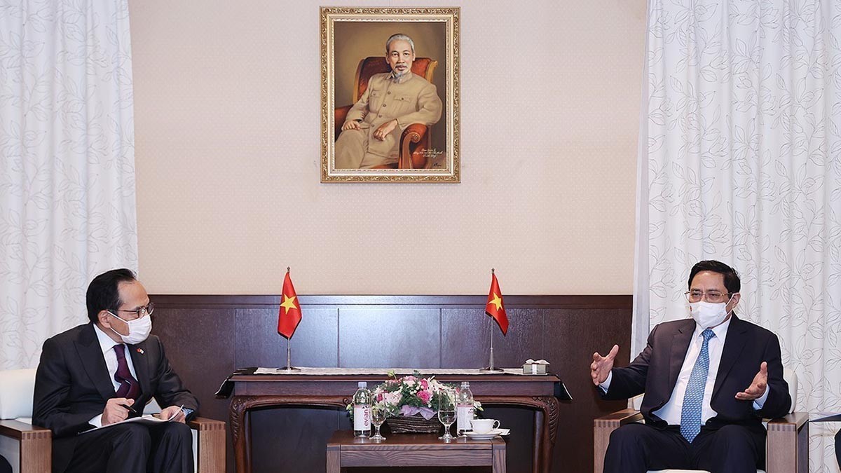 Thủ tướng Phạm Minh Chính tiếp lãnh đạo nhiều tập đoàn lớn của Nhật Bản