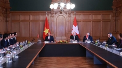 Chủ tịch nước Nguyễn Xuân Phúc hội kiến Chủ tịch Hội đồng Quốc gia Liên bang Thụy Sỹ