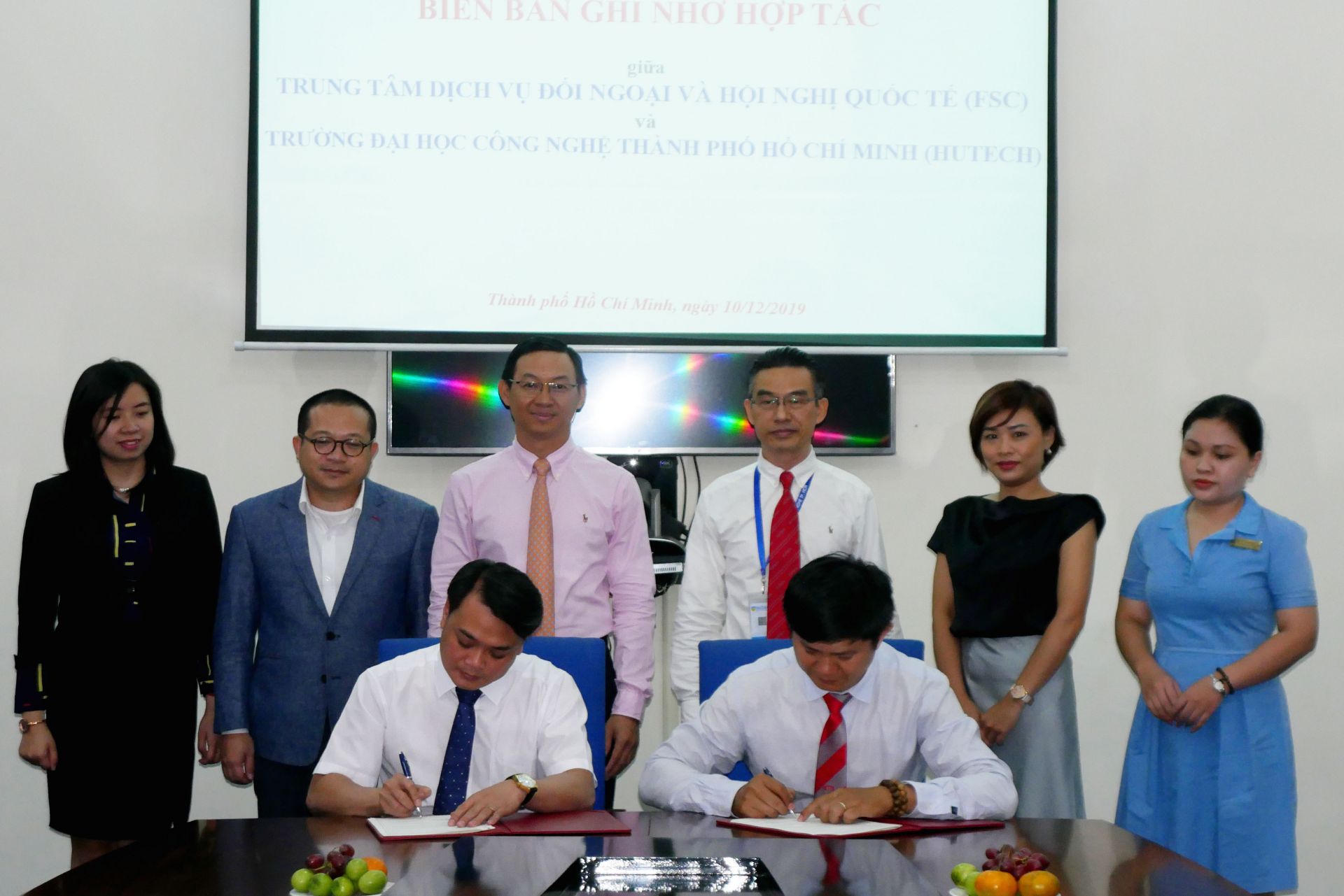 FSC và HUTECH ký biên bản hợp tác về đào tạo gắn với nhu cầu thực tiễn và yêu cầu xã hội